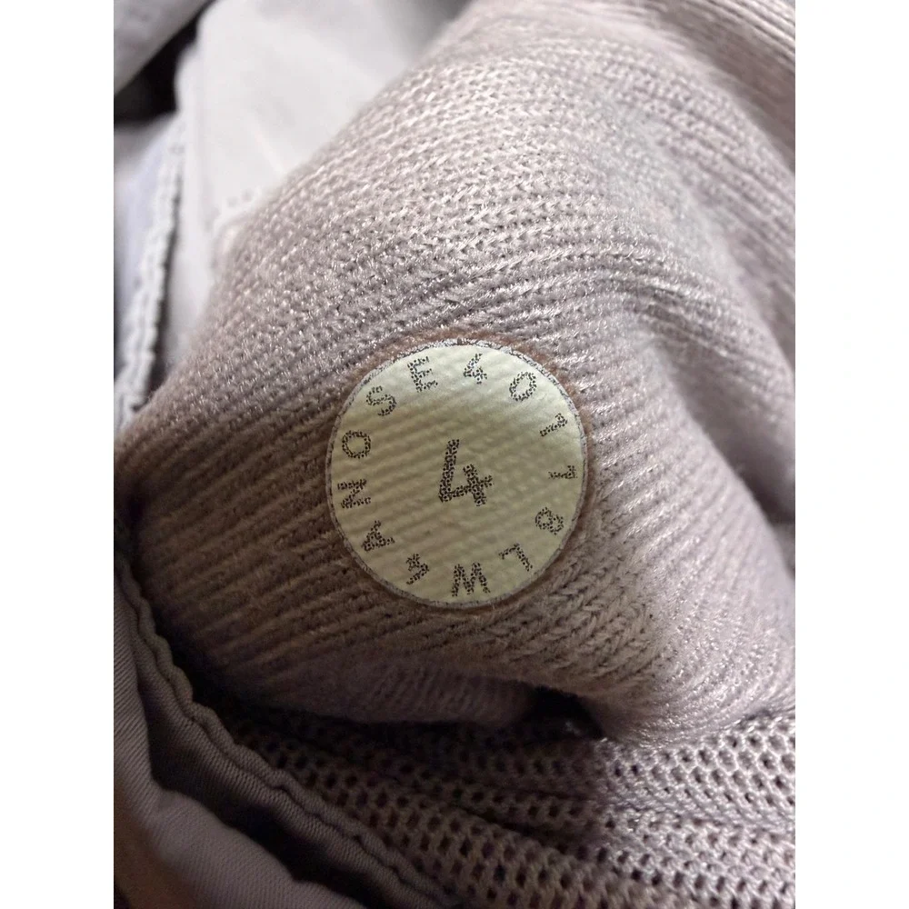 Lululemon Here to Move Jacket Women 4 Grey Long Hooded Parka Rain Windbreaker